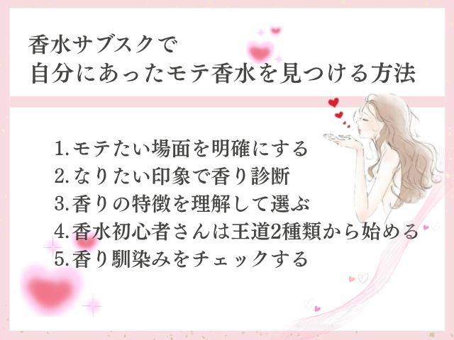 香水サブスクで見つけたモテ香水！実際に使ったおすすめ3社を正直レビュー